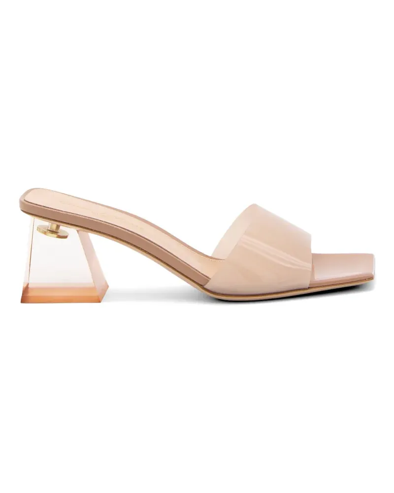 Gianvito Rossi Cosmic Mules mit Blockabsatz - Rosa Rosa