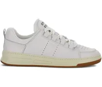 Sneakers aus Leder - Weiß
