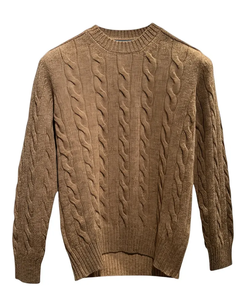 Gran Sasso cable-knit sweater - Braun Braun
