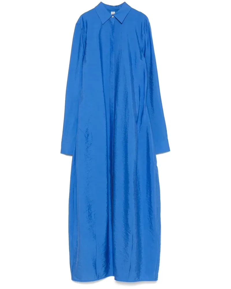 Totême Parachute Hemdkleid - Blau Blau