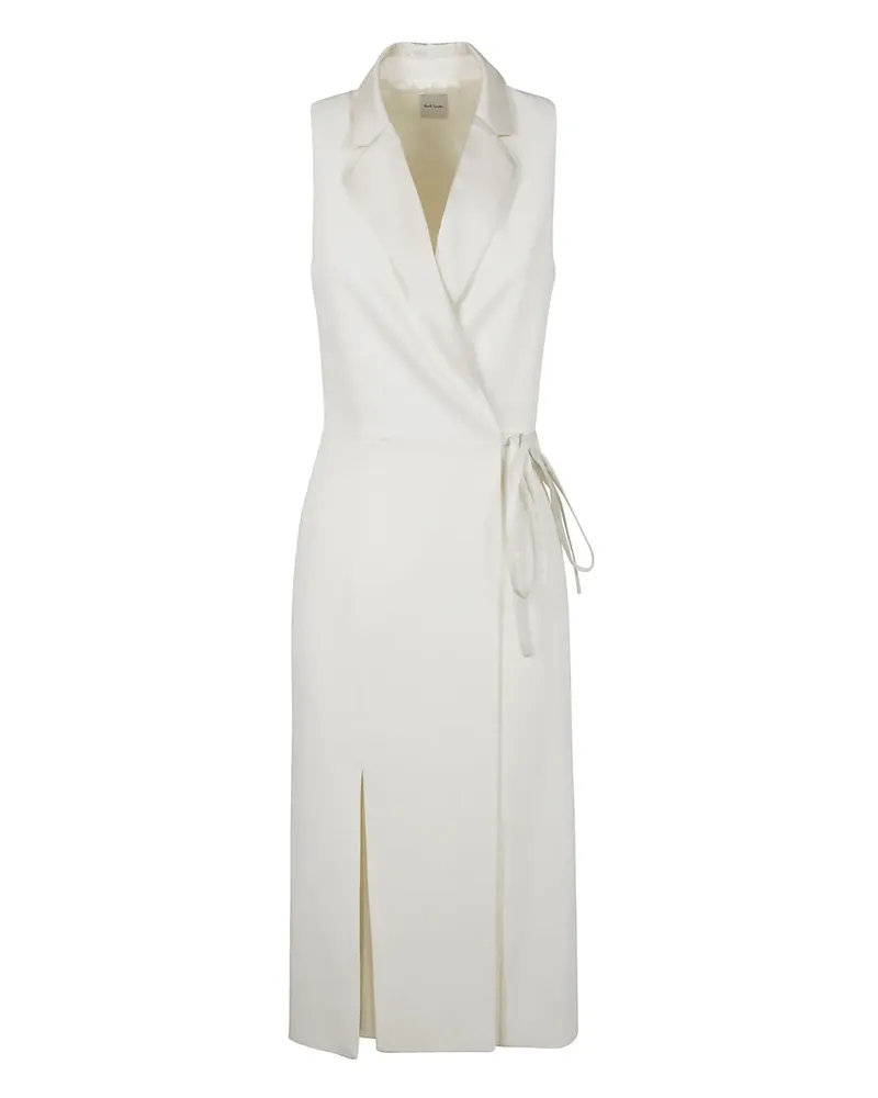 Paul Smith Ärmelloses Kleid mit Wickeldetail - Nude Nude
