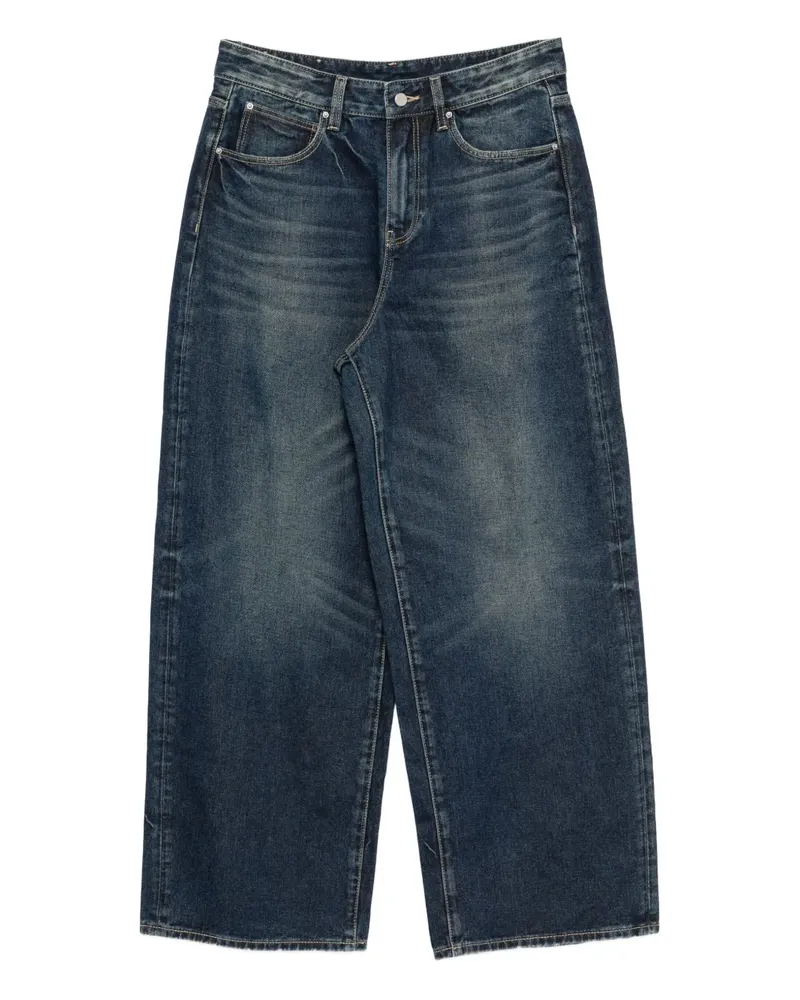 JNBY Wide-Leg-Jeans mit Umschlag - Blau Blau