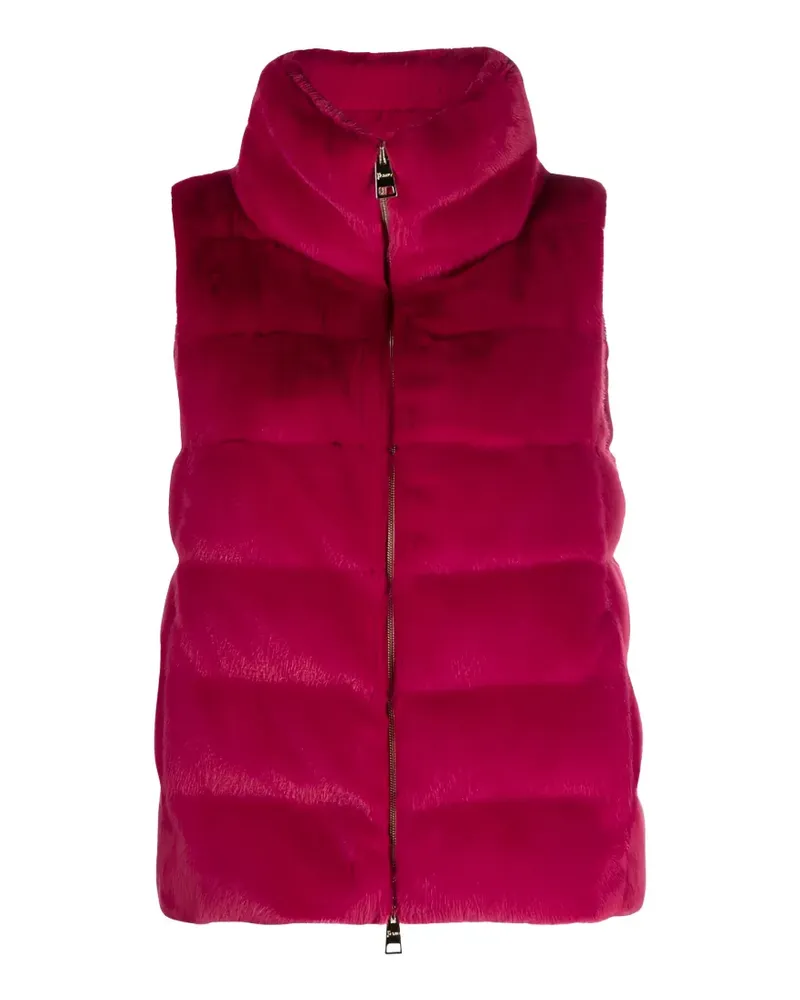 Herno faux-fur padded gilet - Rosa Rosa