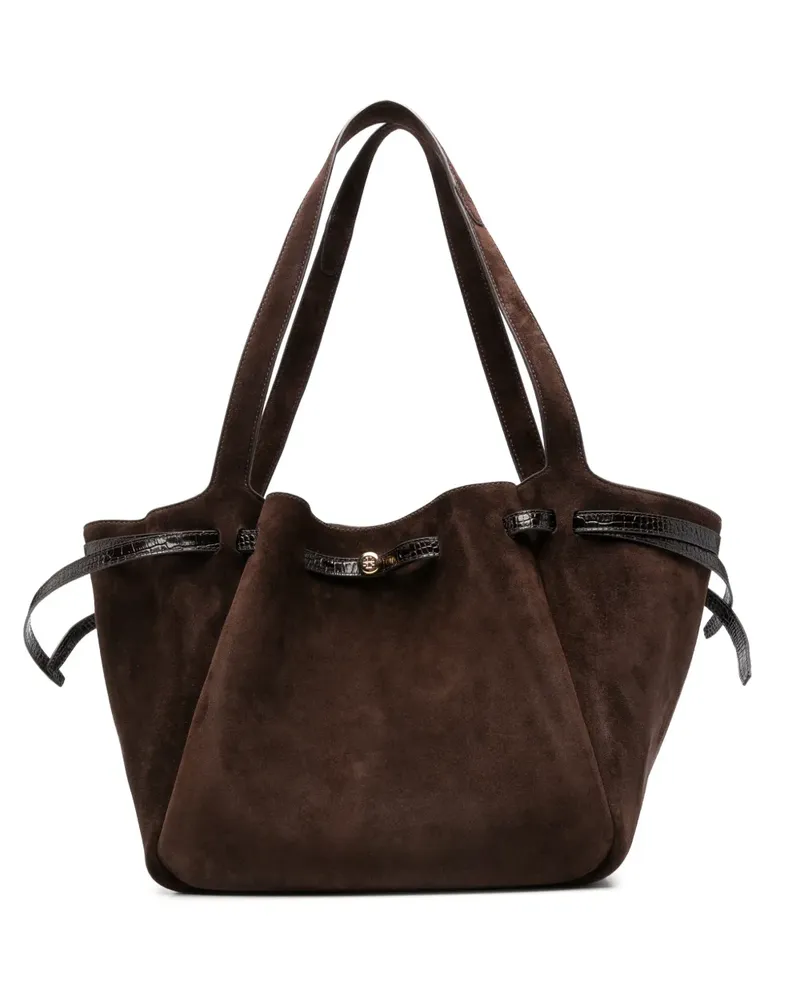 Tory Burch Romy Tote Bag aus Wildleder - Braun Braun