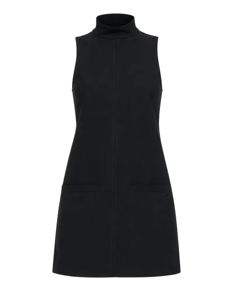 Courrèges sleeveless pocket dress - Schwarz Schwarz