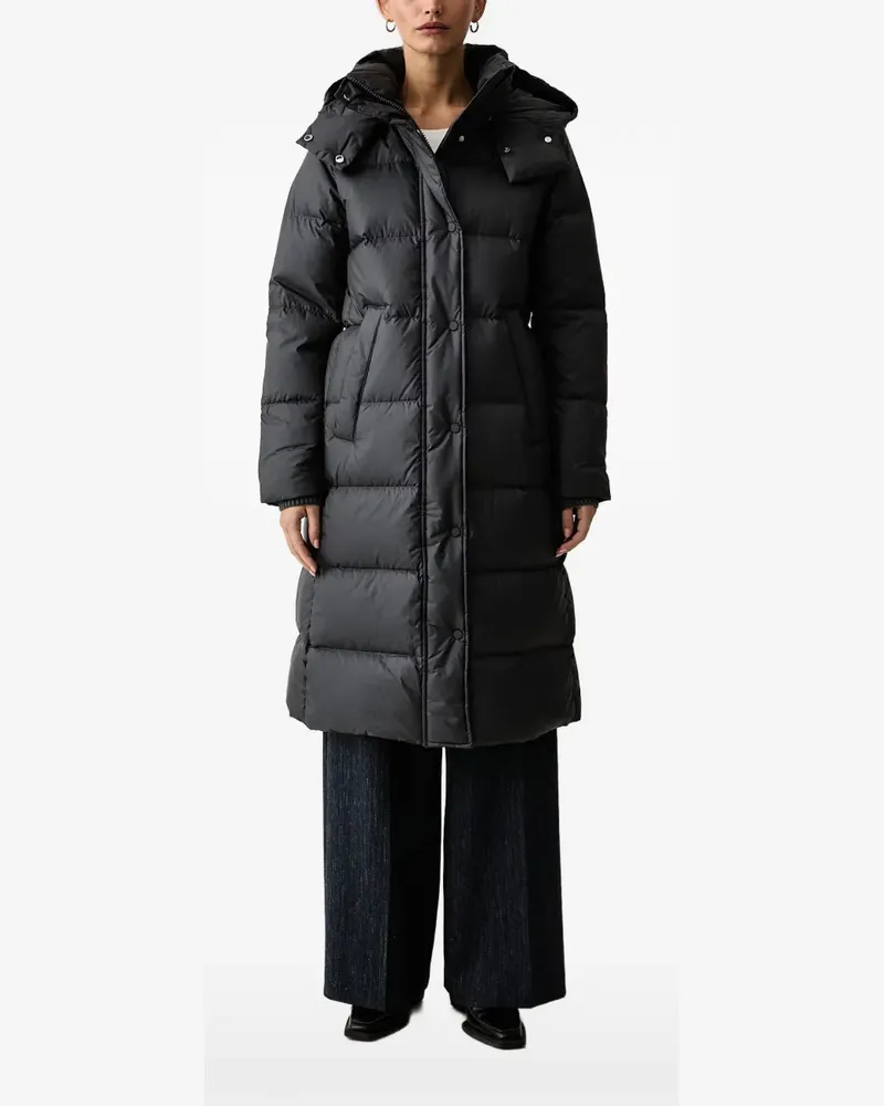 Marc O'Polo quilted hooded coat - Schwarz Schwarz