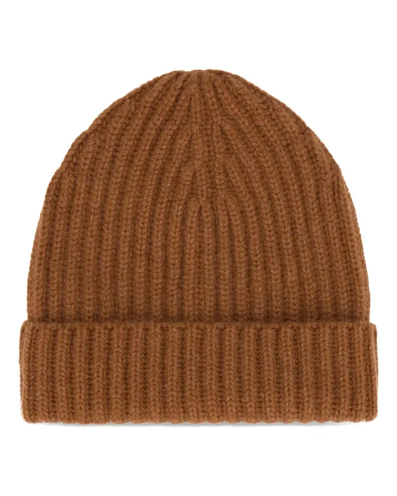 Malo ribbed beanie hat - Braun Braun