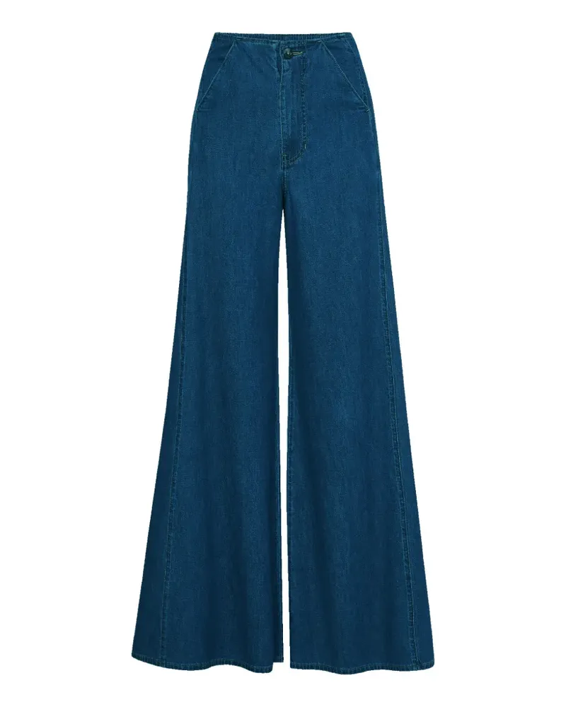 Veronica Beard Digby Wide-Leg-Jeans - Blau Blau