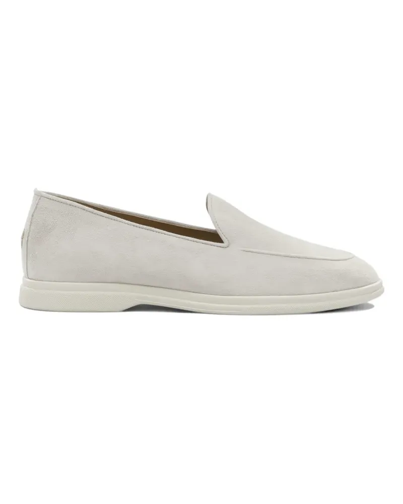 Henderson suede slip-on loafers - Nude Nude