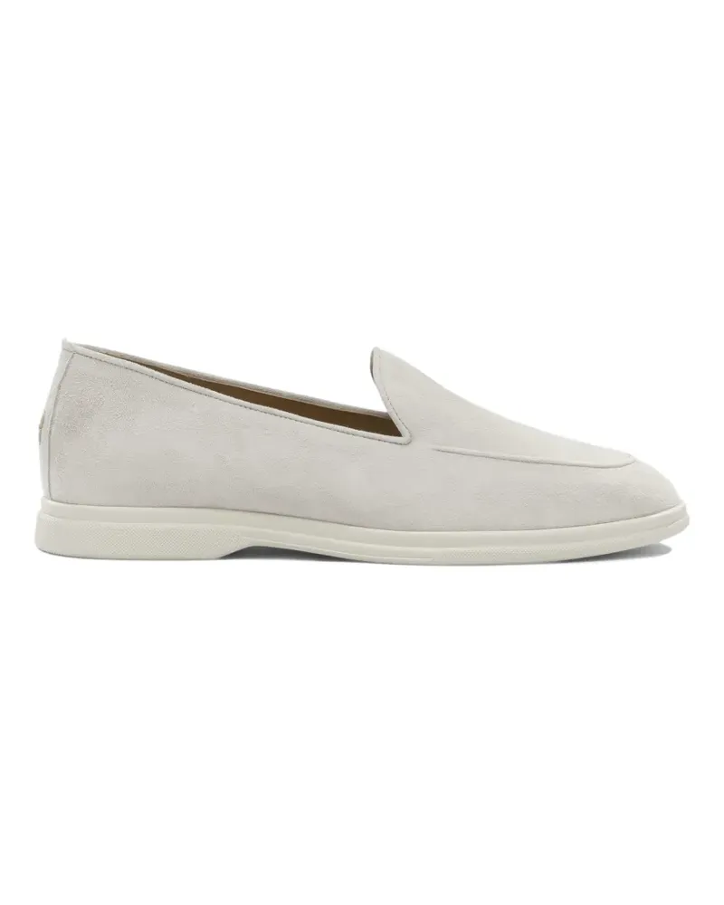 Henderson suede slip-on loafers - Nude Nude