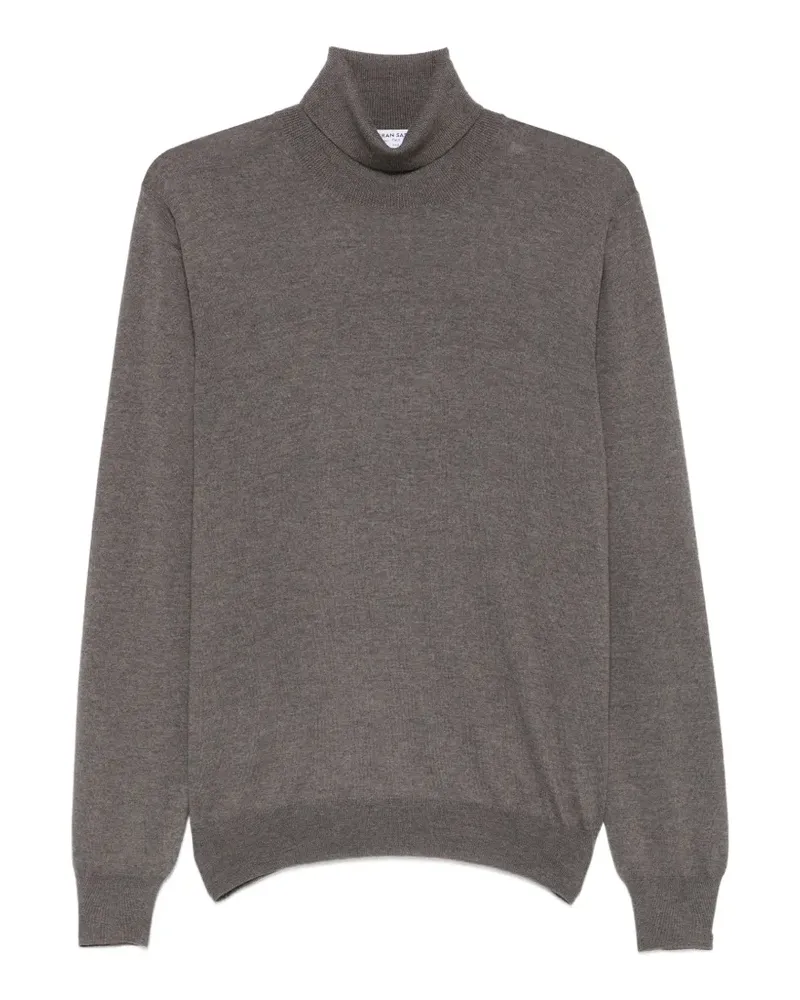 Gran Sasso Klassischer Rollkragenpullover - Grau Grau