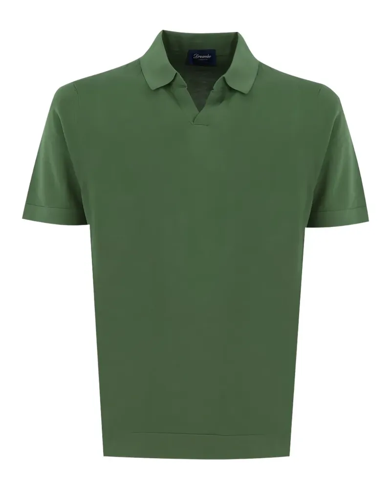 Drumohr  polo-collar T-shirt - Grün Grün