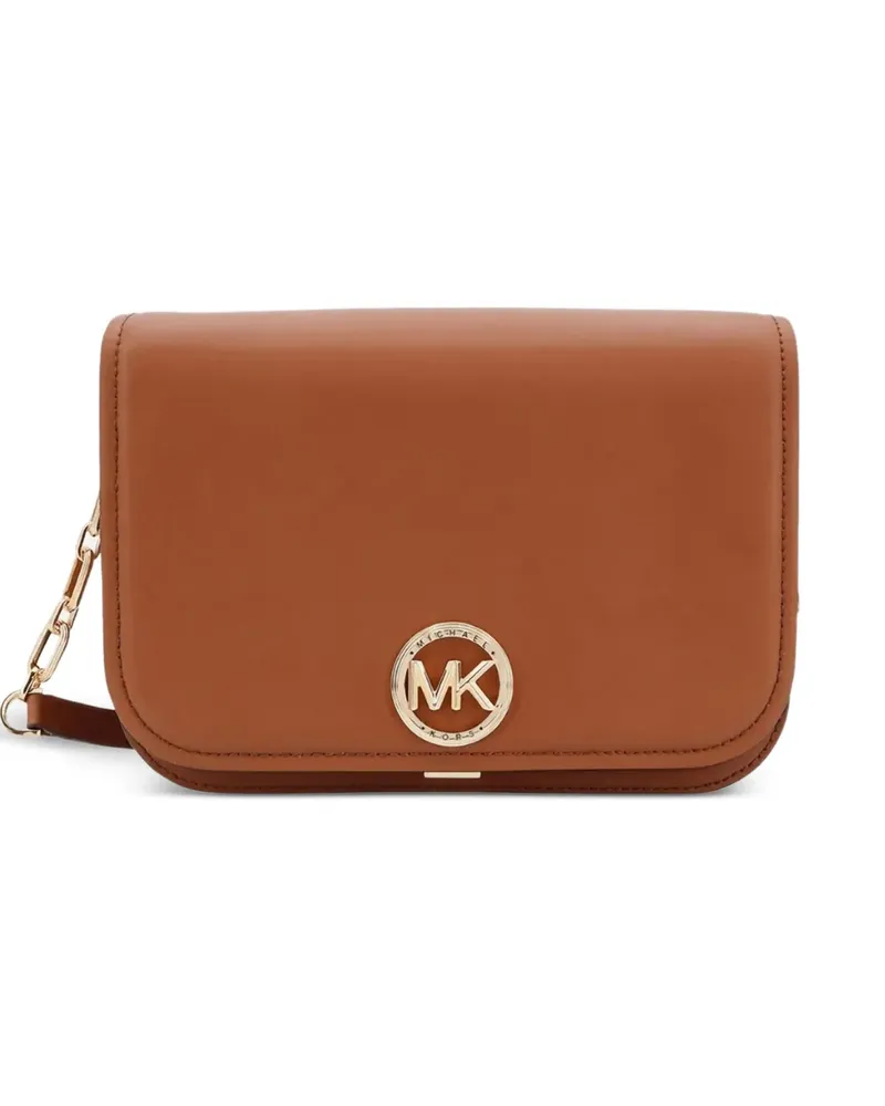 Michael Kors Schultertasche mit Kettendetail - Braun Braun