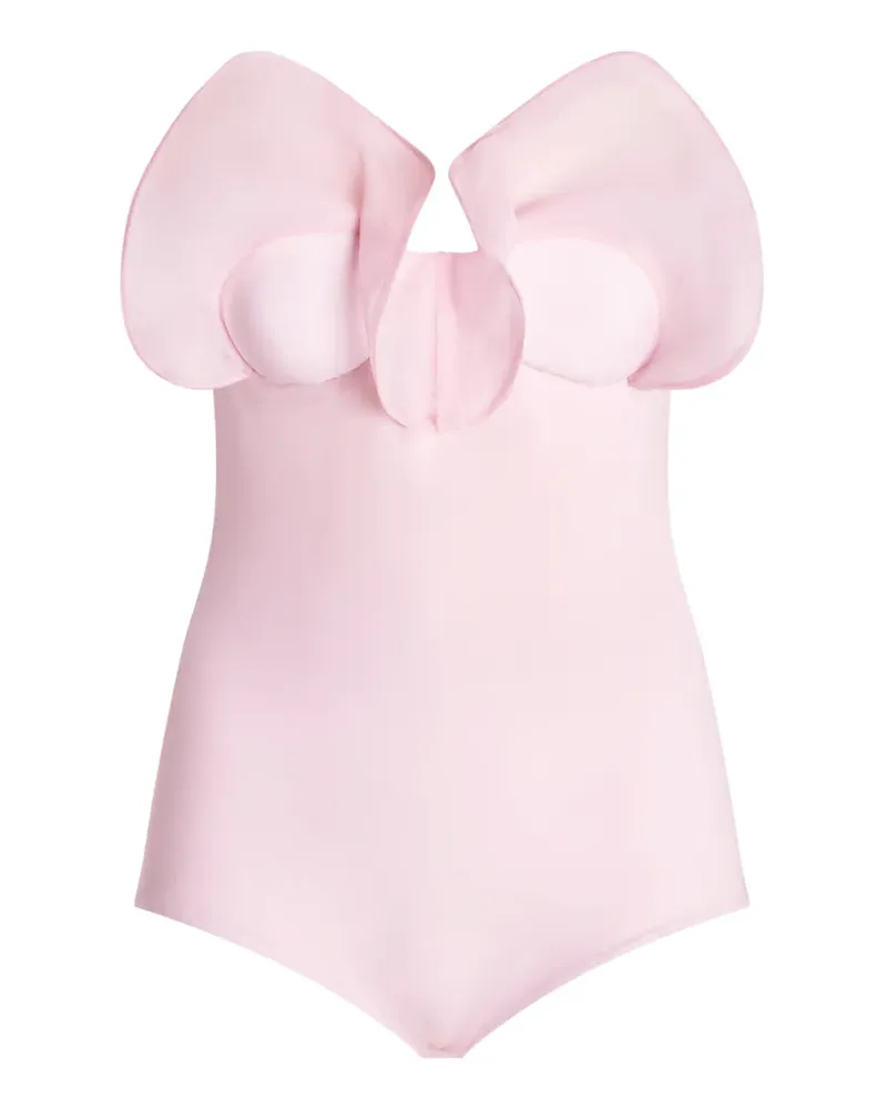 Genny Schulterfreier Body mit Rüschen - Rosa Rosa