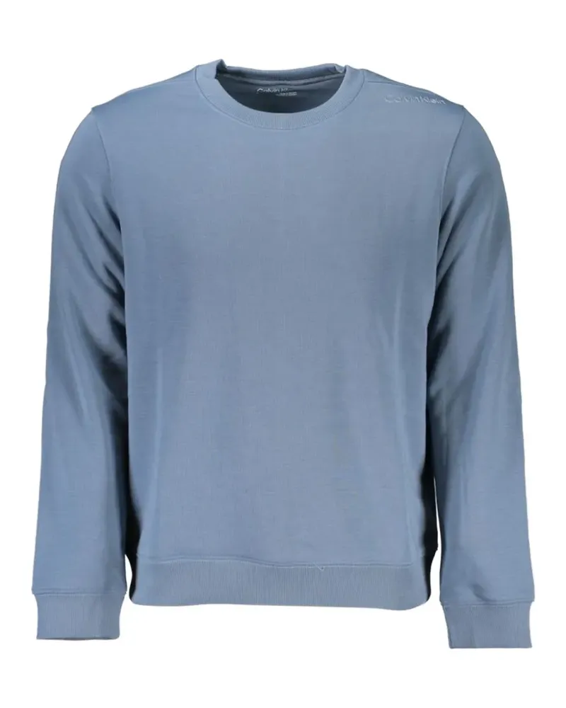 Calvin Klein logo-detail crew-neck sweater - Blau Blau