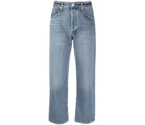 Halbhohe Cropped-Jeans
