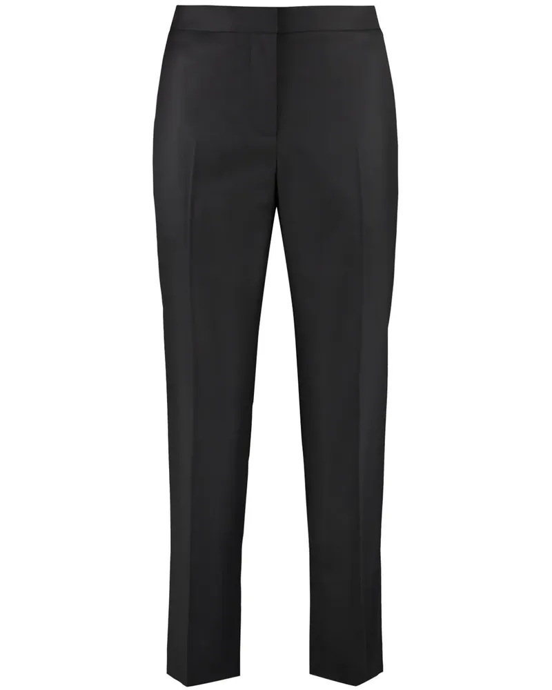 Alexander McQueen Klassische Cropped-Hose - Schwarz Schwarz