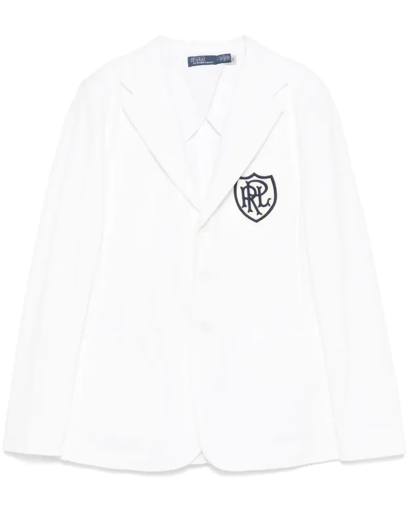 Ralph Lauren Sakko mit Logo-Patch - Weiß Weiß