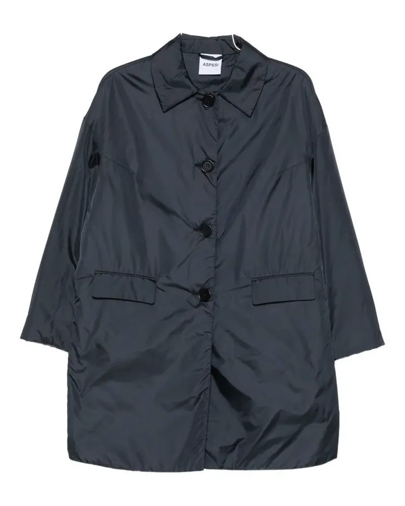 ASPESI Mantel mit Knopfverschluss - Blau Blau