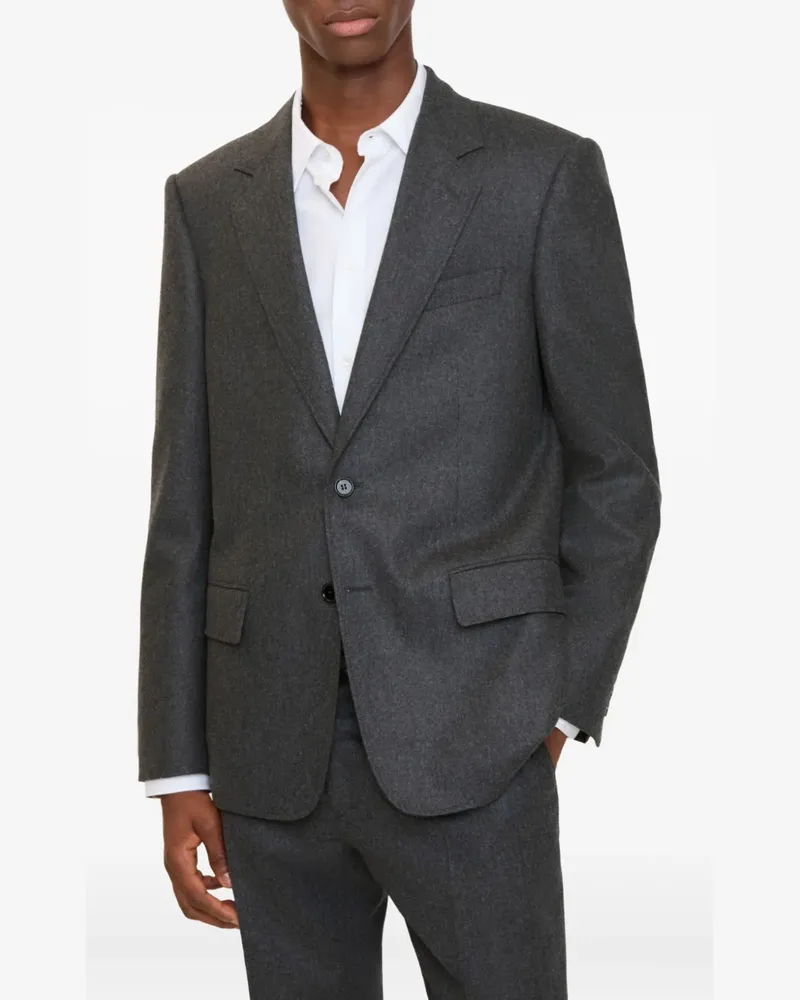 Burberry Klassischer Blazer aus Flanell - Grau Grau