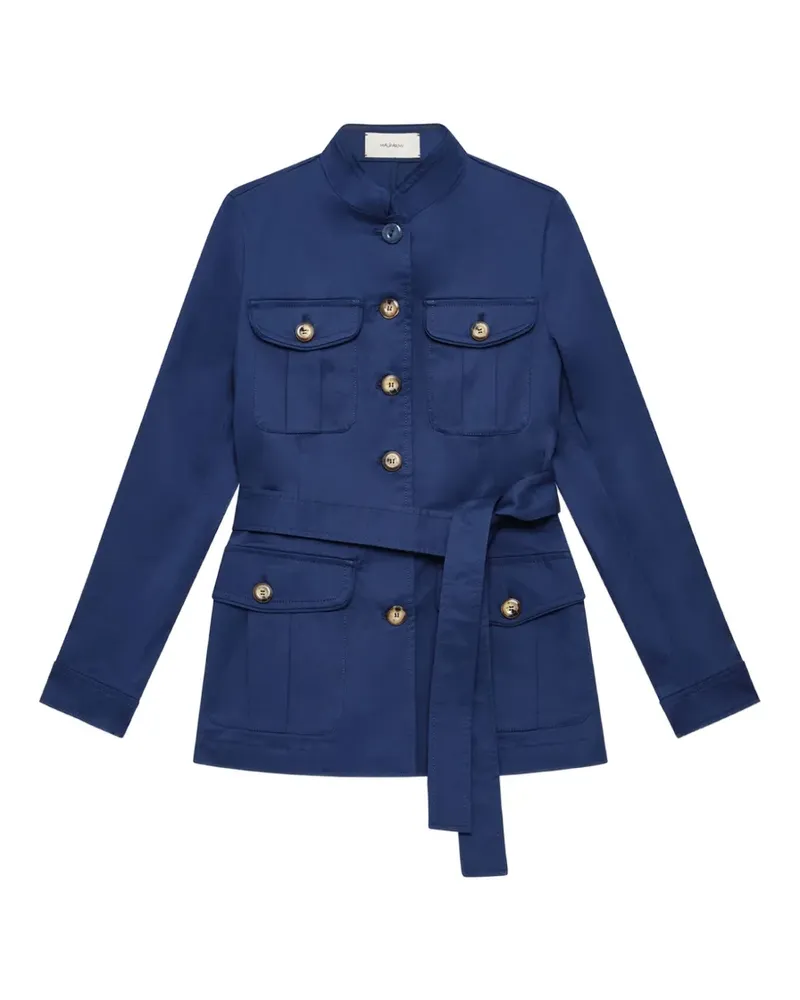 Maliparmi belted button-fastening jacket - Blau Blau