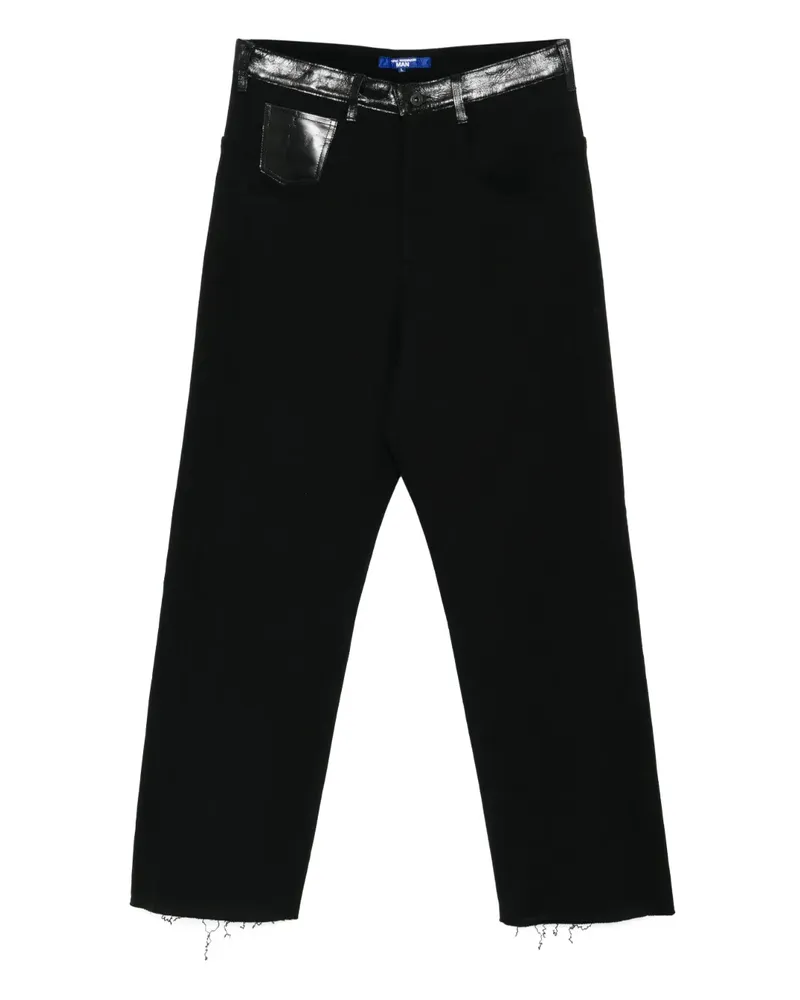 Junya Watanabe Hose mit ungesäumten Kanten - Schwarz Schwarz