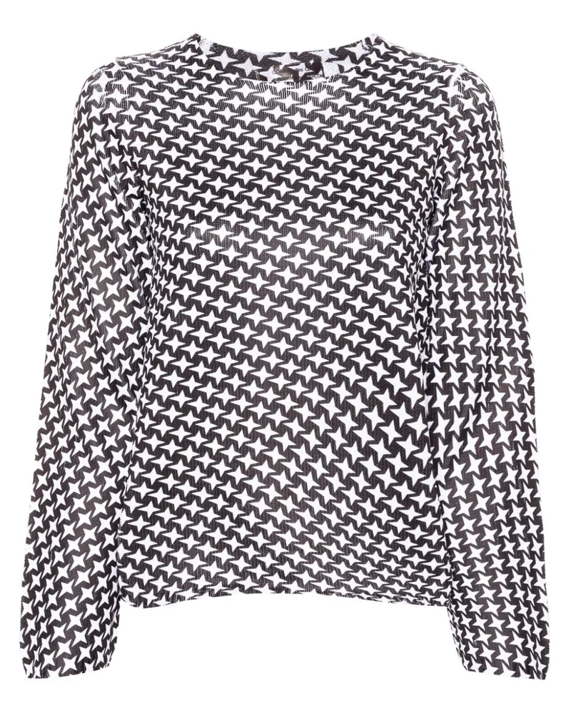 Comme des Garçons T-Shirt mit Sterne-Print - Braun Braun