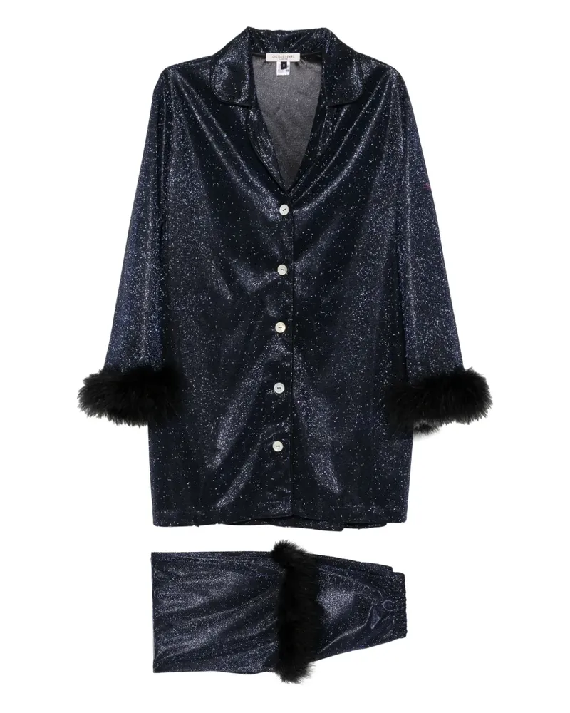 Gilda & Pearl Starlet Sparkle Pyjama - Blau Blau