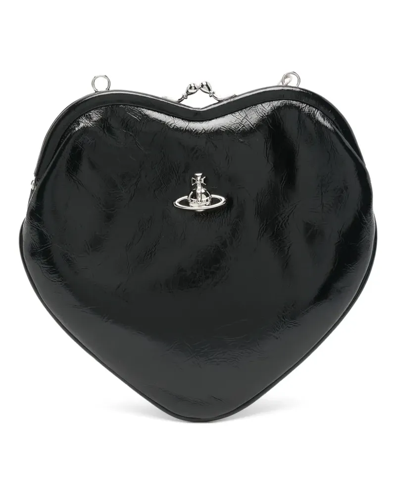 Vivienne Westwood Belle Heart Tote Bag mit Orb-Detail - Schwarz Schwarz