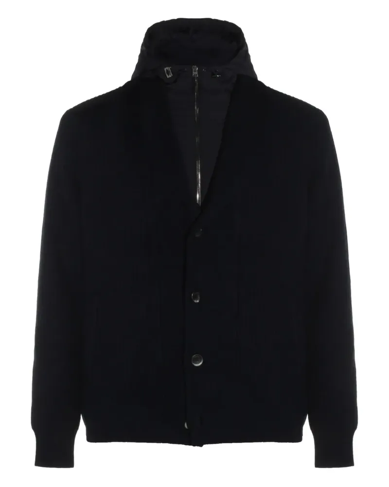 Herno Gerippte Jacke - Schwarz Schwarz