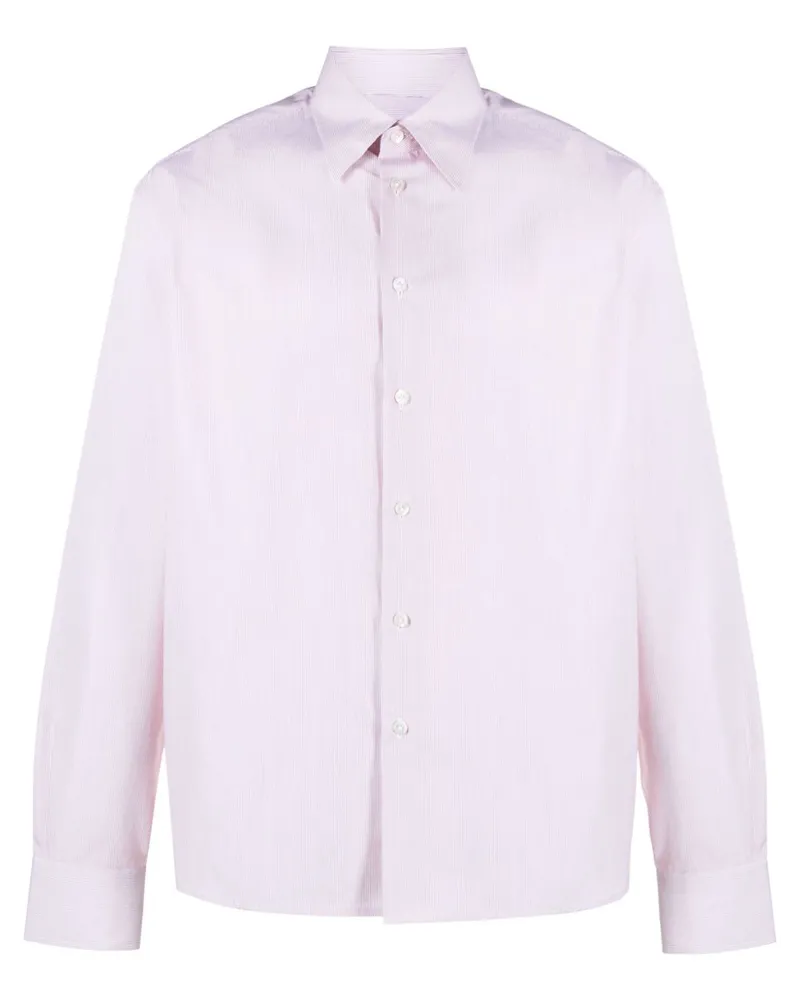 Lanvin Hemd mit Nadelstreifen - Weiß Weiß