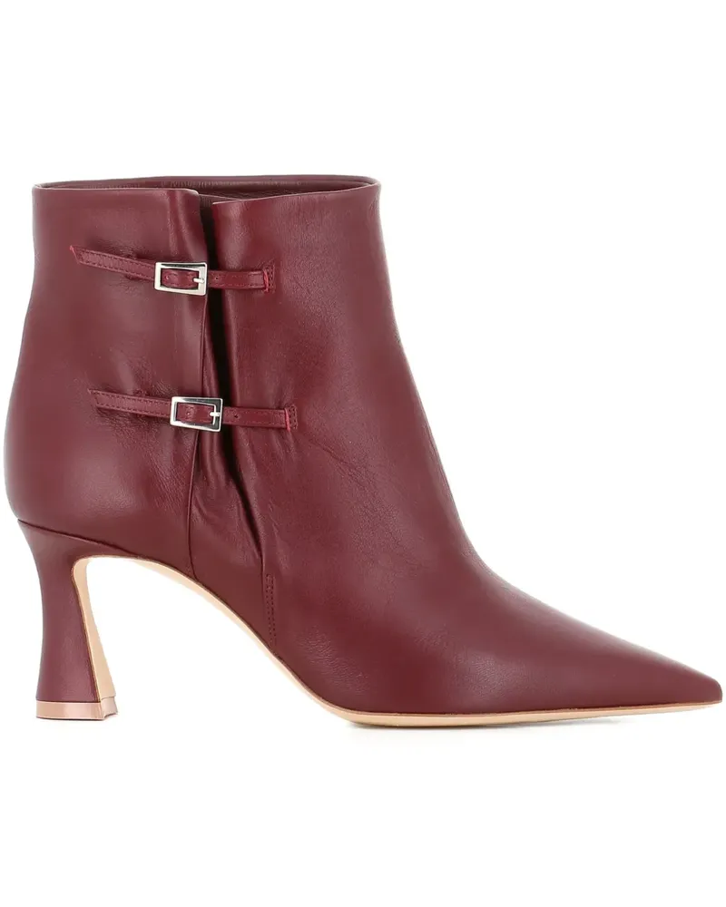 Malone Souliers Norma Stiefeletten mit Schnalle 70mm - Rot Rot