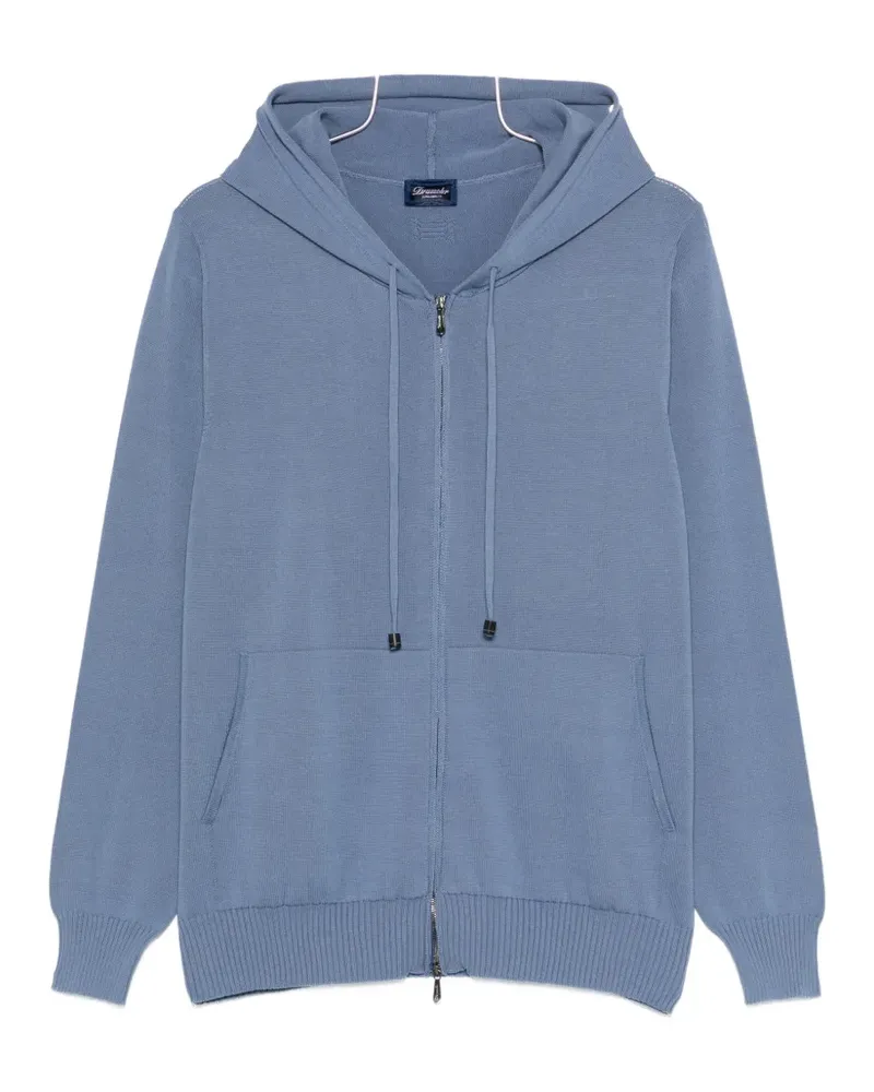 Drumohr  zip-up hoodie - Blau Blau