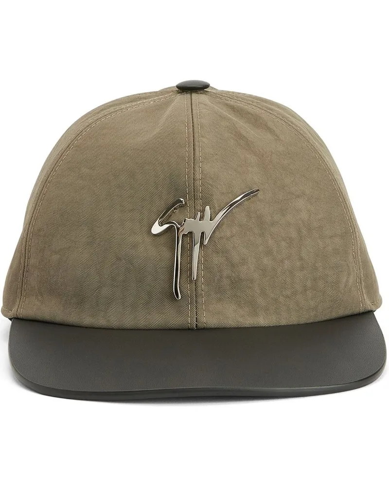 Giuseppe Zanotti Cohen Baseballkappe mit Logo - Nude Nude