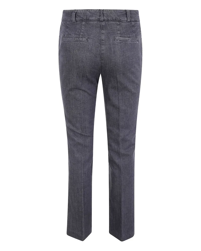 KILTIE pressed-crease jeans - Grau Grau