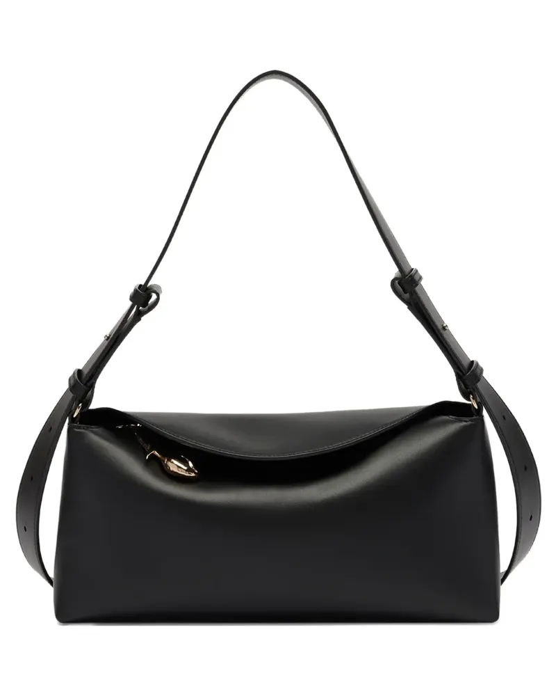 Erdem Bloom East-West-Schultertasche - Schwarz Schwarz