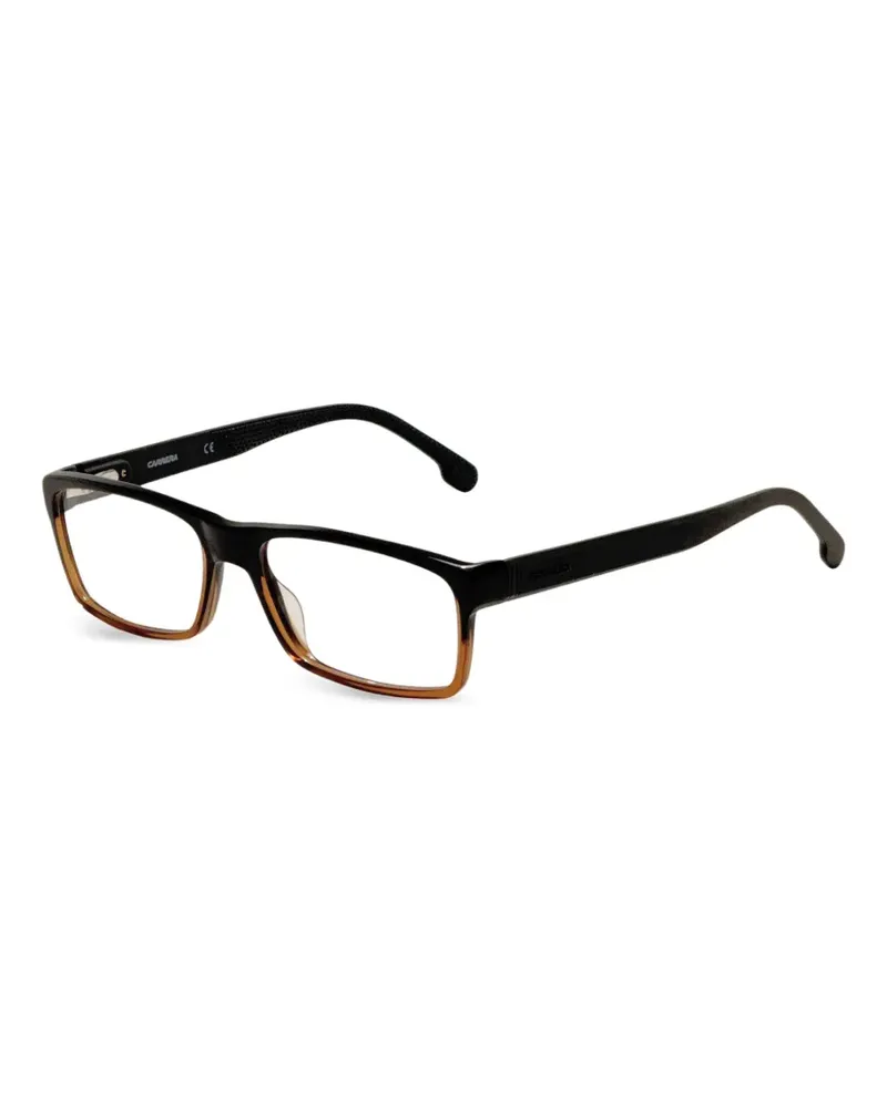 Carrera Brille mit eckigem Gestell - Schwarz Schwarz
