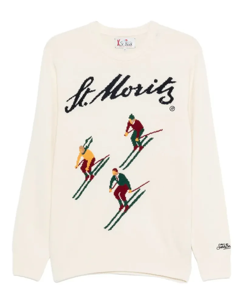 MC2 Saint Barth x St. Moritz Heron jumper - Weiß Weiß