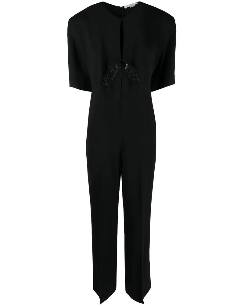 Stella McCartney Jumpsuit mit Cut-Outs - Schwarz Schwarz