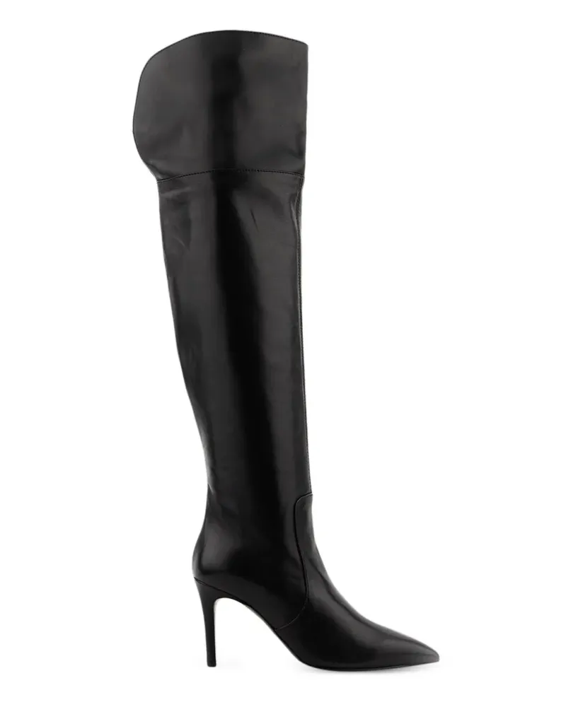 Paul Warmer Kate Overknee-Stiefel 80mm - Schwarz Schwarz