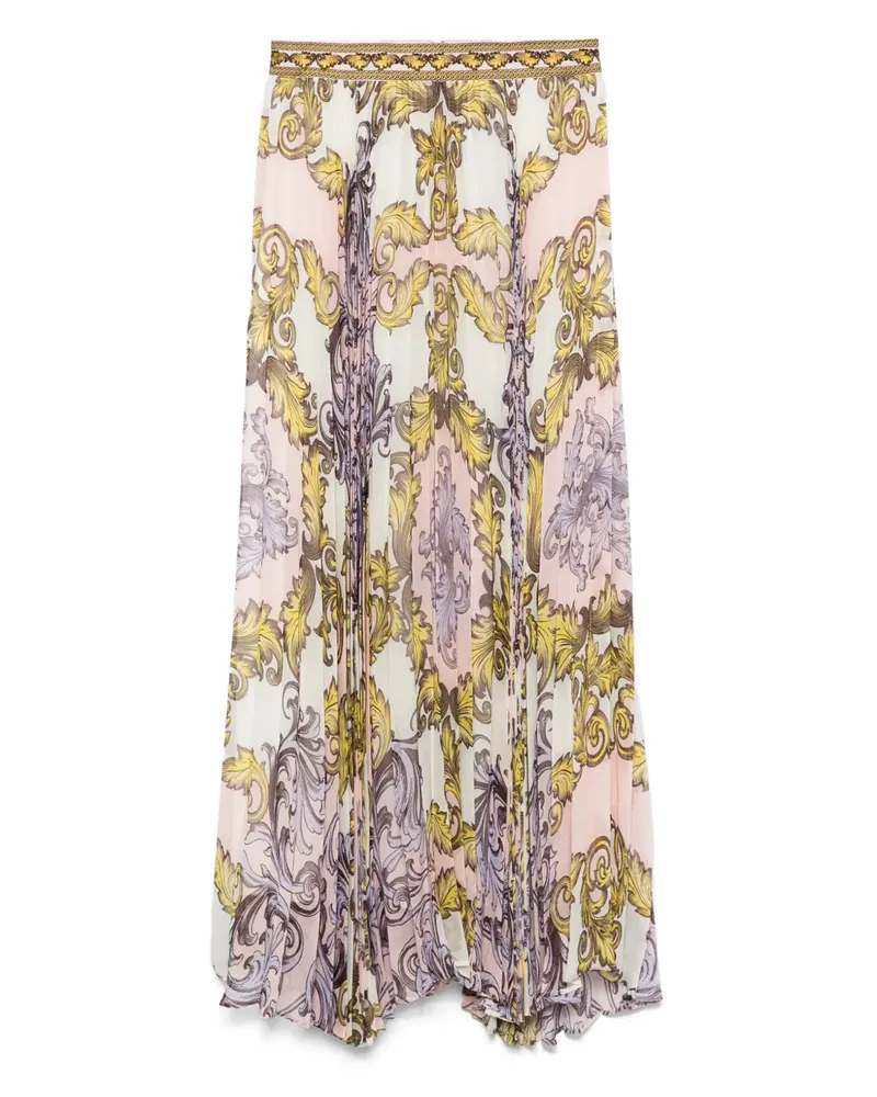 Alice + Olivia Bestickter Maxirock - Weiß Weiß