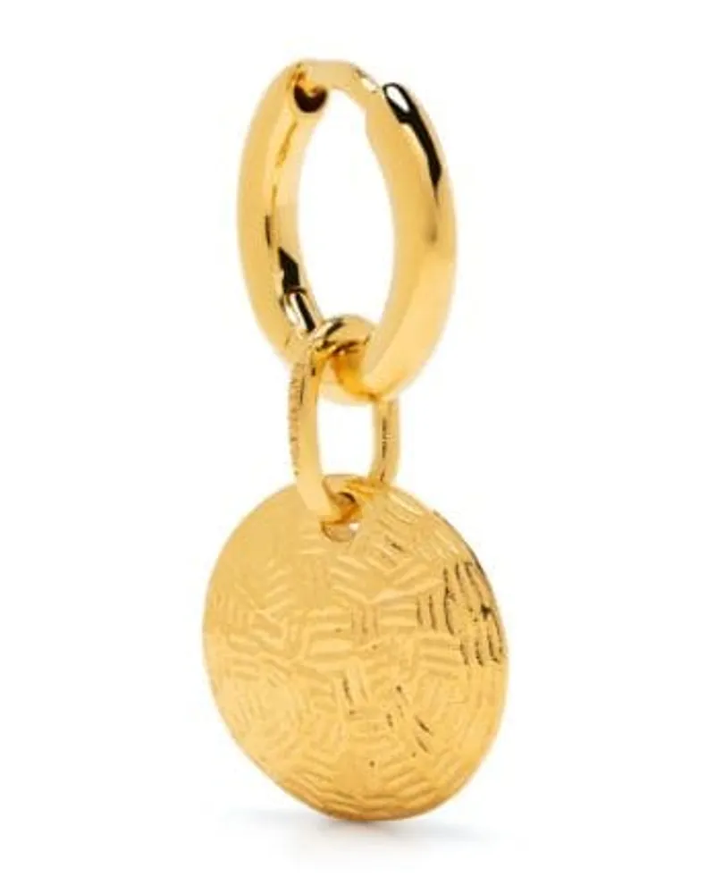 Maria Black Huggie Ohrring - Gold Gold