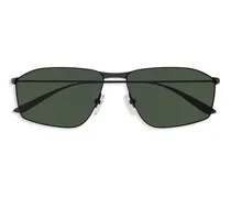 Getönte Pilotenbrille - Schwarz