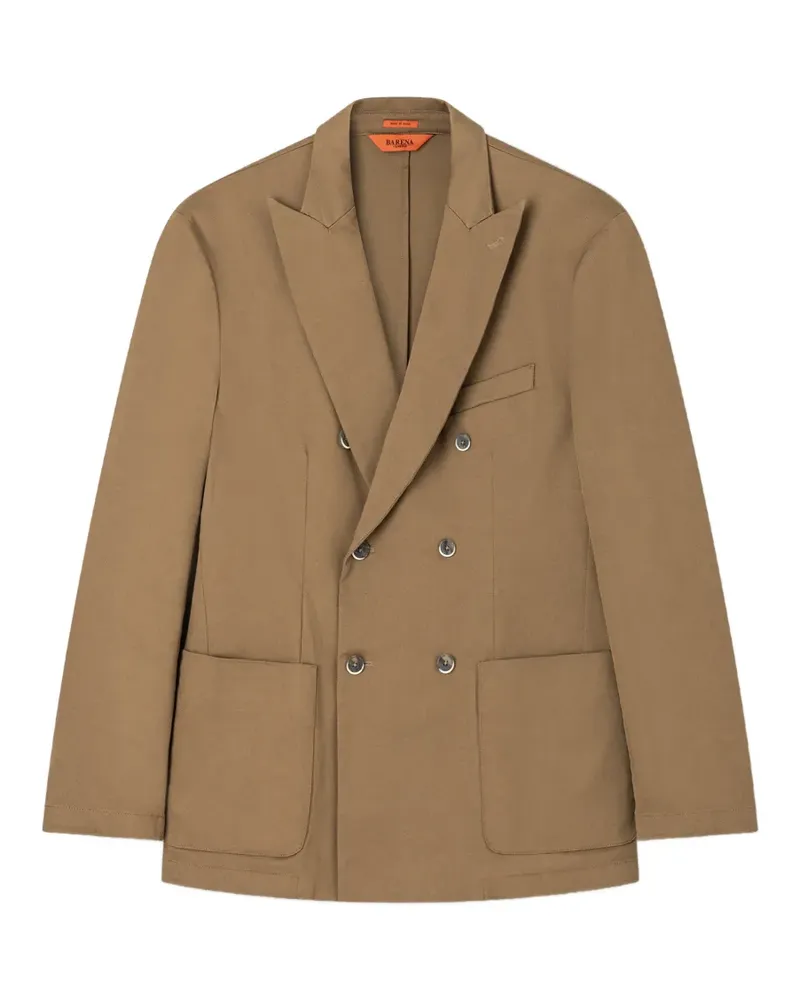 BARENA double-breasted Siroco Rovato jacket - Braun Braun