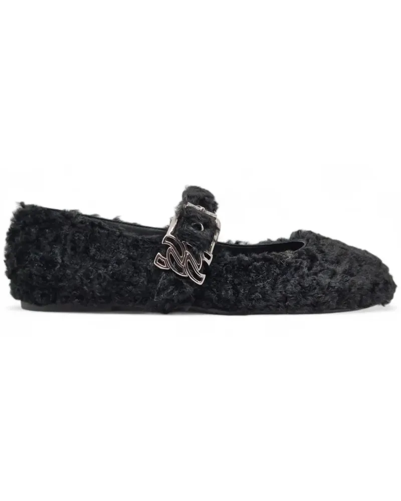 Casadei Valsenales Ballerinas - Schwarz Schwarz