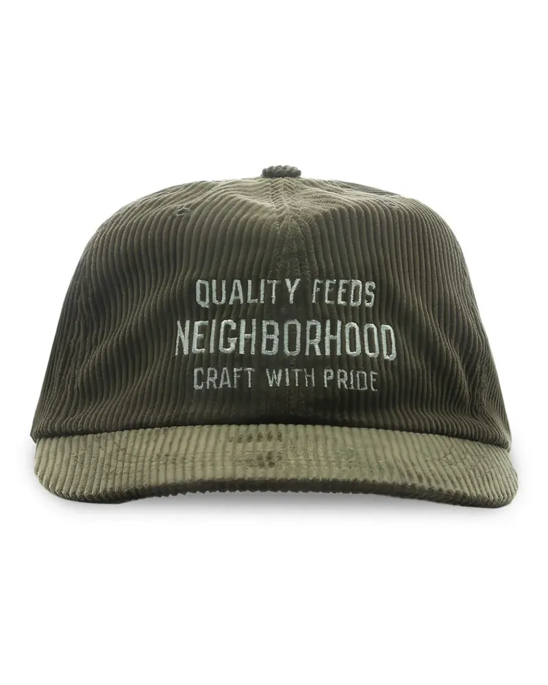 Neighborhood Dad corduroy cap - Grün Grün