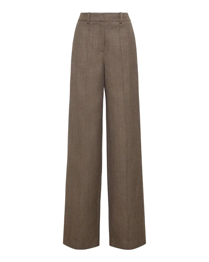 Adam Lippes Wyatt wide-leg trousers - Braun Braun