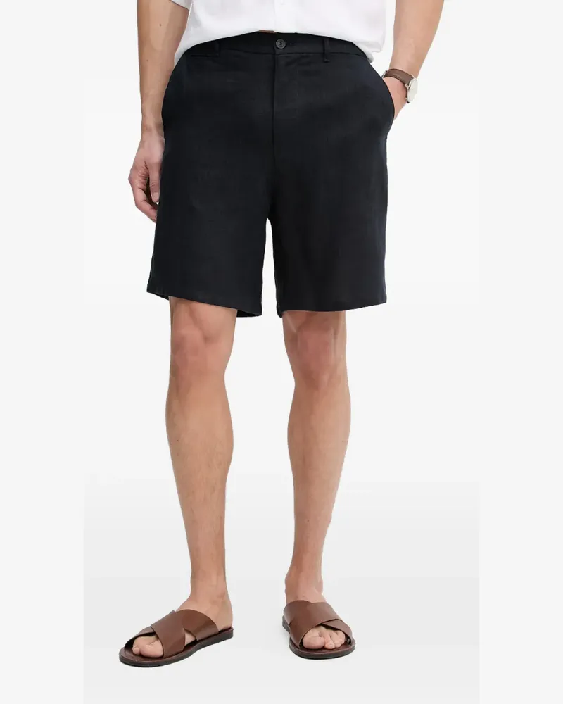 Trussardi embroidered-logo drawstring shorts - Blau Blau