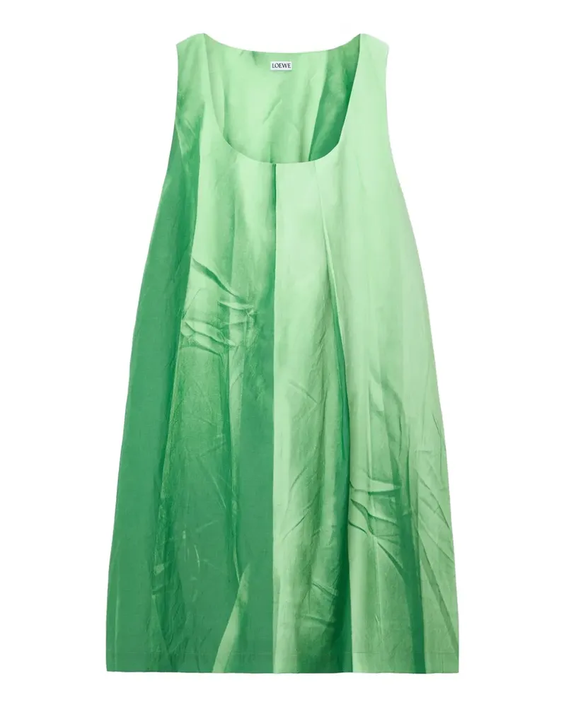 Loewe Ärmelloses Kleid mit Trompe-l'oeil-Effekt - Grün Grün