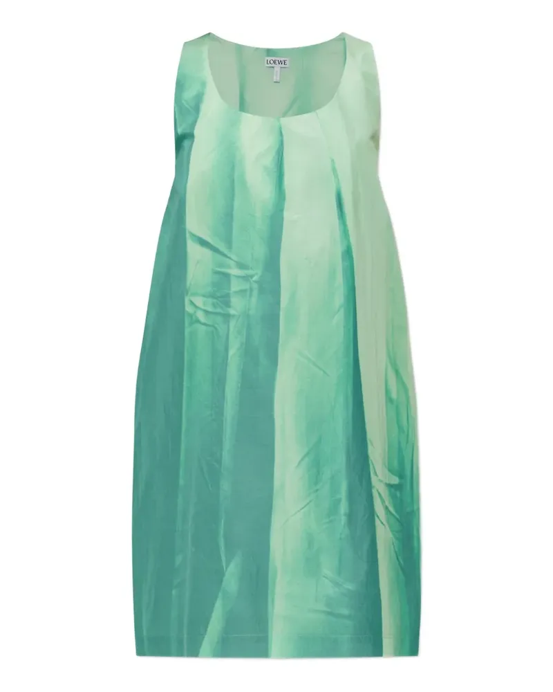 Loewe trompe l'oeil sleeveless dress - Grün Grün